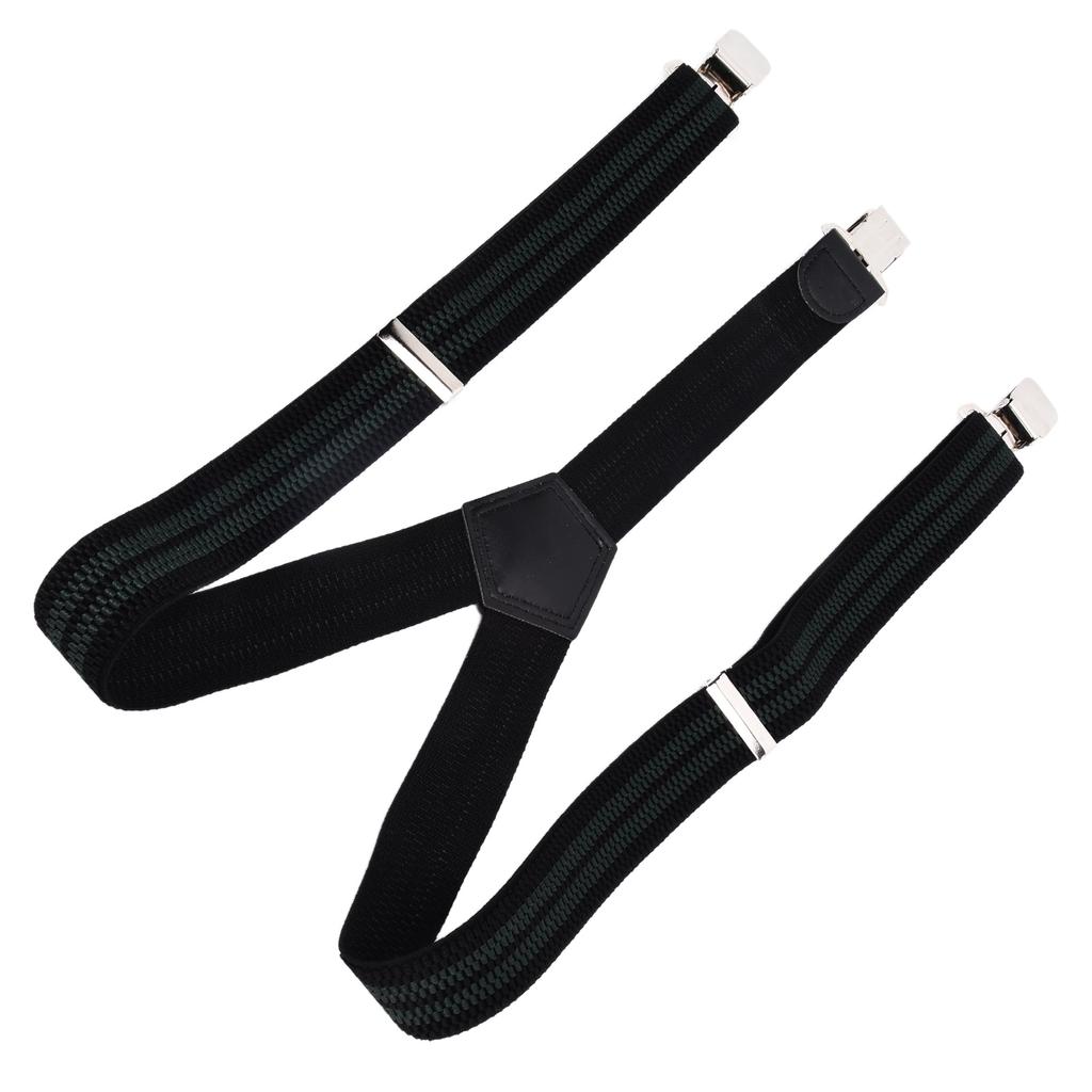 Mens Suspenders Strong Fixability Beautiful Practical Fashionable Metal Clip Wide Suspenders for Formal Party