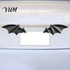 Weather Resistant Car Accessories 1 Pair Bat Wing License Plate Decoration, Gothic Black Decor for Vehicle Front Rear Plates, Truck SUV Exterior