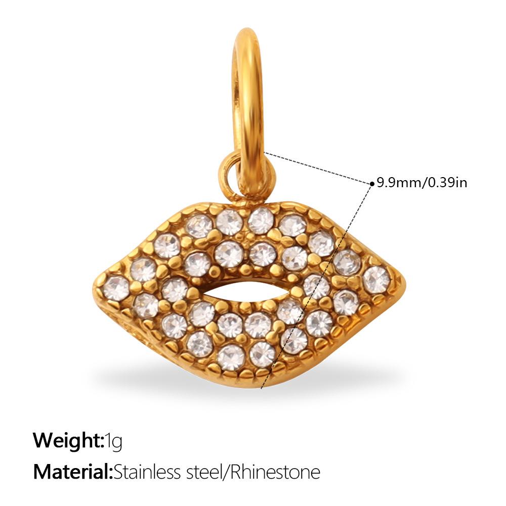 Exquisite Shining Diamond-Encrusted Gold Pendant, High-End Temperament, Light Luxury Earrings, Necklaces, Jewelry Accessories