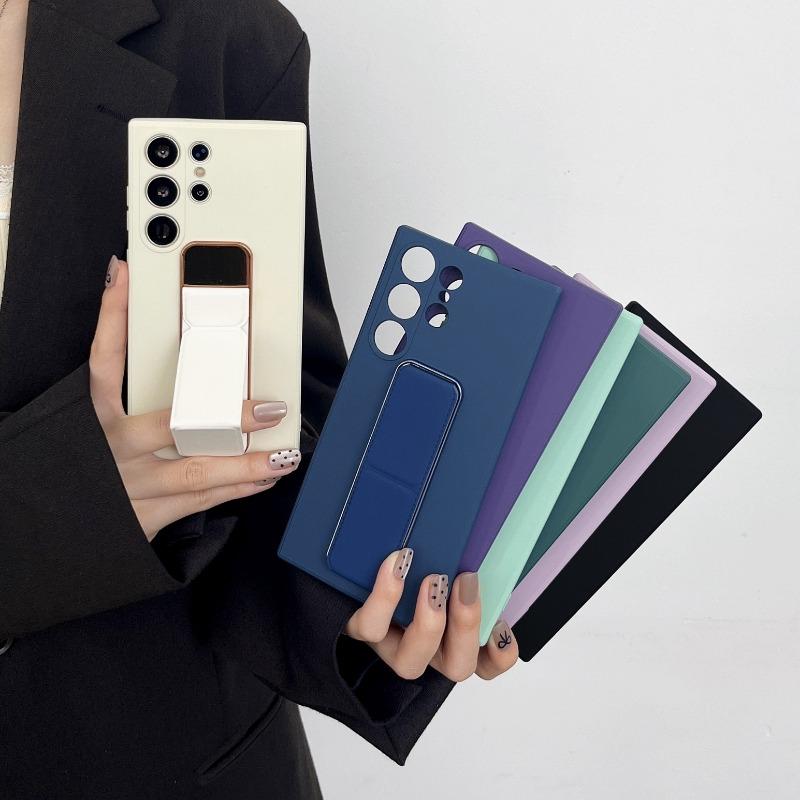 Magnetischer Ständer Halter Handschlaufe Hülle für samsung galaxy S25 S24 Ultra S23 S22 Plus S21 Fe S25Ultra S25+ Ständer Handyhülle