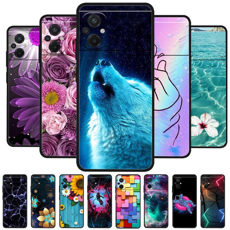 For Xiaomi Poco M5 Case Shockproof Black Silicone Soft Back Cover For Xiaomi Poco M5 NFC Phone Case POCO M 5 POCOM5 Fundas Shell