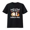 Guinea Pig Clothes For Women Girls Lovers T Shirt Vintage Washed Slightly Top For Everyday Wear Stylish Stretched Graphic