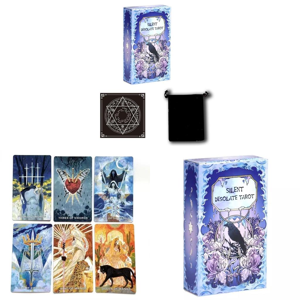 Tarot Weset Silent Wasteland Kartendeck Für Anfänger Und Kreatives Lernen