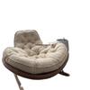 Adult Recliner Rocking Chair: Indoor Leisure Sofa for Living Room or Balcony