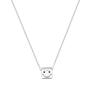 Smile Smiley Face Necklace Fashion Creative Niche Pendant Expression Bag Personality Cute Collarbone Chain Female Tide