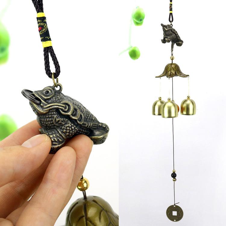 D5 Retro Wind Chimes Copper Wind Bell Hanging Pendants Garden Decorations Outdoor Oriental Lucky Pendants Home Room Decor Items