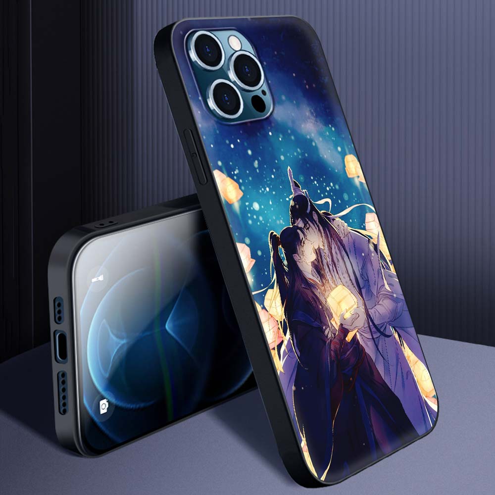 Mo Dao Zu Shi Wei Wuxian Anime Puzdro na knihy pre iPhone 13 14 11 12 Pro Max 7 8 Plus SE X XR XS Luxusný silikónový kryt Puzdrá na telefón