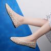 Women Hollow Breathable Cloth Shoes Ladies Soft-soled Non-slip Sandals Round Head Breathable Comfortable Footwears