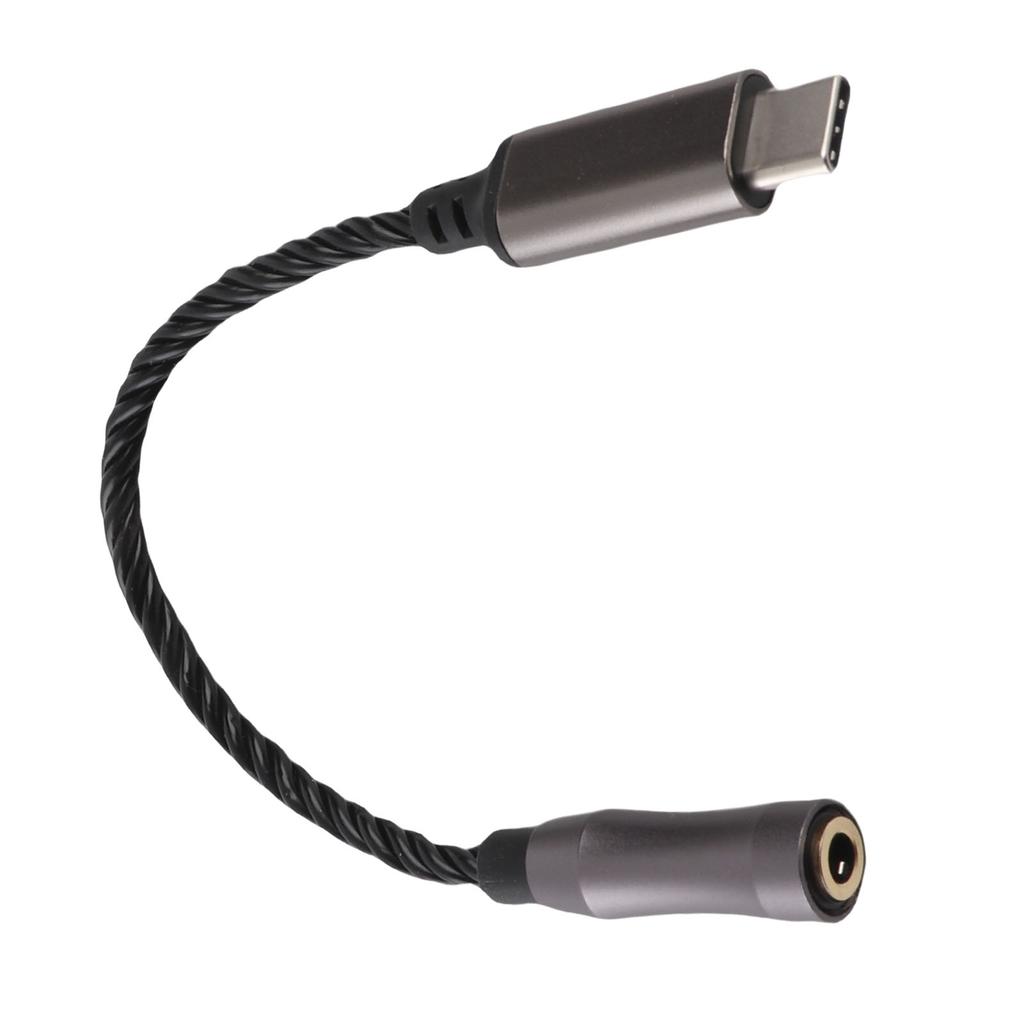 Type C to 3.5mm Headphone Amplifier 15cmCelsius5.9in 120dB Headphone Amplifier for   PC