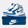 FD1437-410 Nike Air 1 High OG True Blue White Gray Light Sapphire