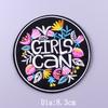 Positive Phrases Patch Iron On Patches On Clothes Cartoon Letters/Text Embroidery Patch For Clothing Fusible Decorate Applique