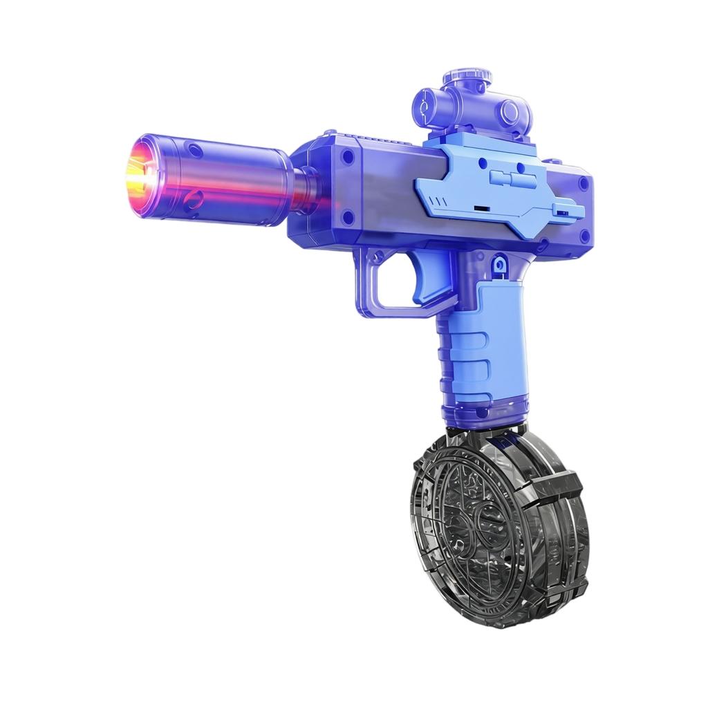 Outdoor Water Gun Toy with Large Capacity Drum Magazine Suitable for Pool Beach Backyard Water Fight Games Durable Plastic Construction