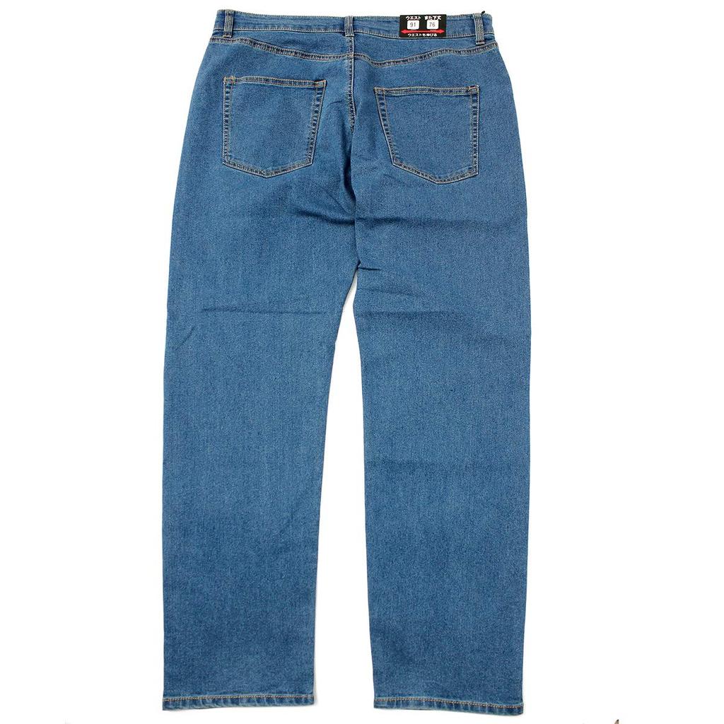 One Colors Denim Plus Sizes Slim or Regular Stretch Tapered Size Navy Men's Pants, Available, Fit, Jeans/Chino Pants, 88, (76cm Inseam)