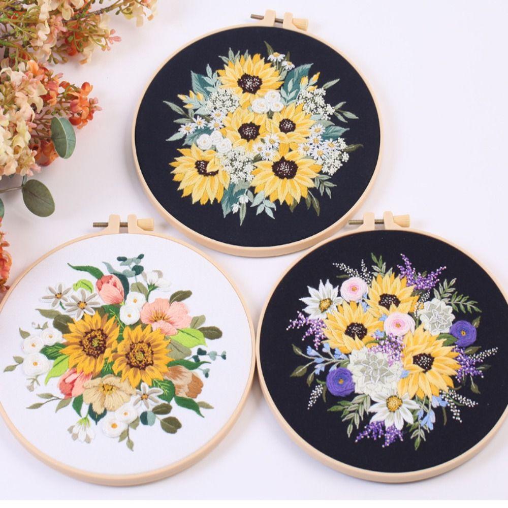 Handmade DIY Embroidery Kits 3D Embroidery DIY Materials Embroidery Stitching Kits  Sewing Craft
