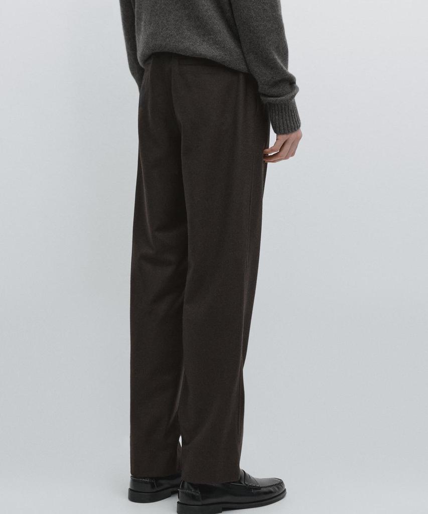 Masimodutti Total Look Wool Blend Pants