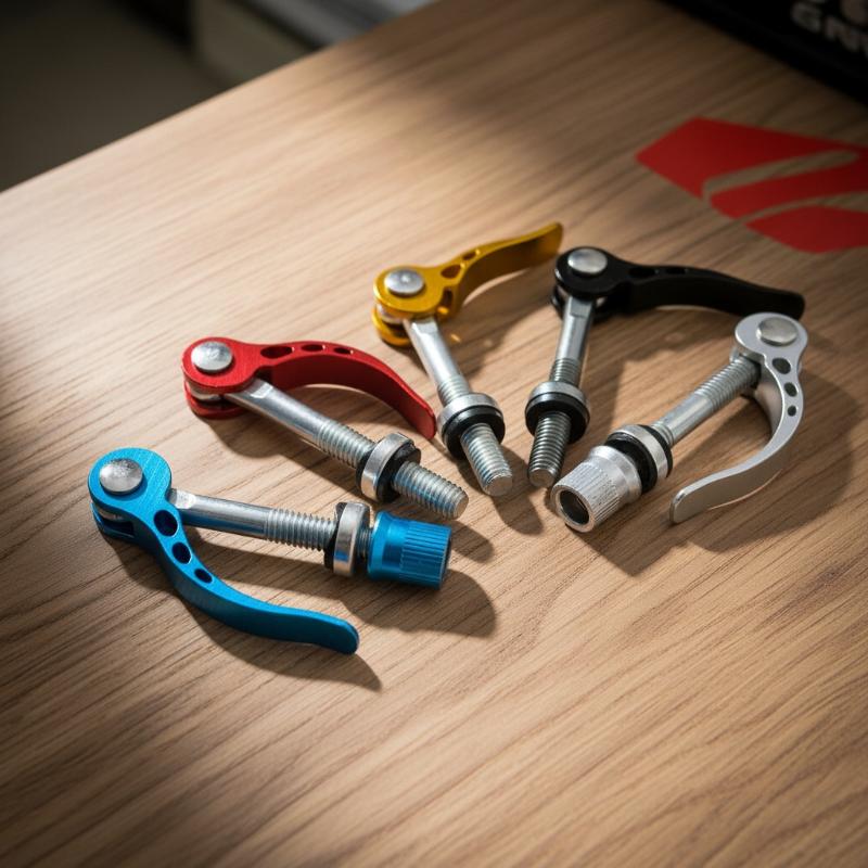 Bike Quick Release Seat Post Clamp Aluminum Alloy 31.8mm High Strength Secure Easy Install for Cycling Road Bike