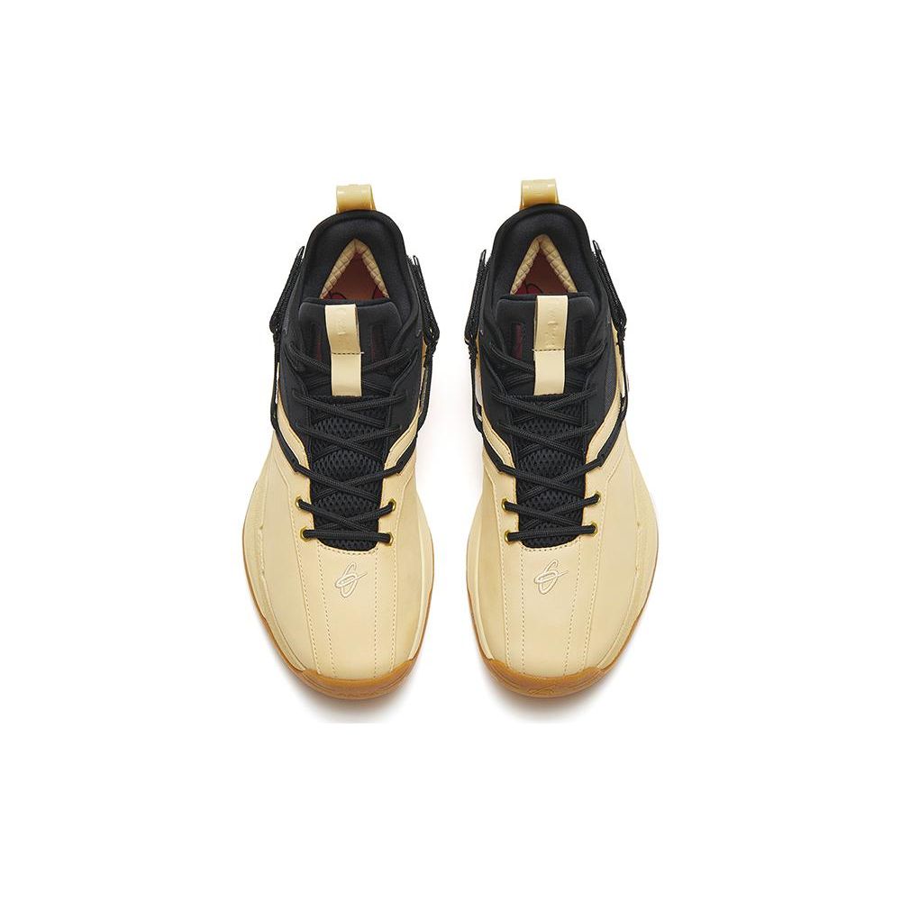 Anta Gh3 De Mu Shock Absorption Non-Slip Wear-Resistant Low-Top Basketball Shoes Men Sneakers Yellow Black 112241103-3