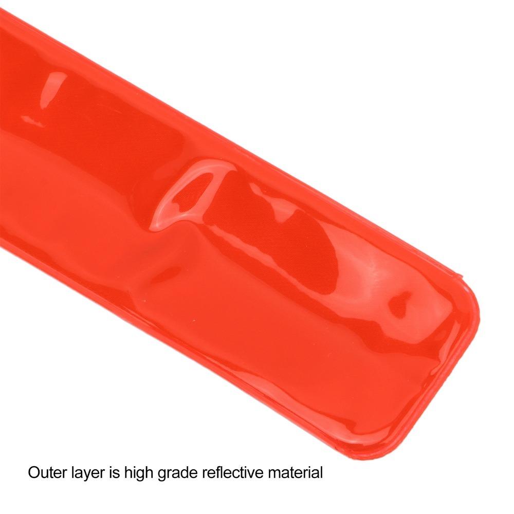 10PCS 40*3cm Reflective Slap Bands Steel Safety Reflector Strips  For Night Jogging