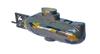 Doyusha 40MHz R/C U-18 Submarine, Green Camouflage, Electric Radio Control, 14428