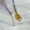 Fashionable Adjustable Metal Cage Necklace Crystal Holder Pendant Neckchain For Men Women Stylish Jewelry Accessories