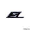S kurzes Emblem Kofferraumaufkleber für Umrüstung AMG Logo C63 E63S S Logo Heck Heck SAMG Autoaufkleber Dekorationsaufkleber