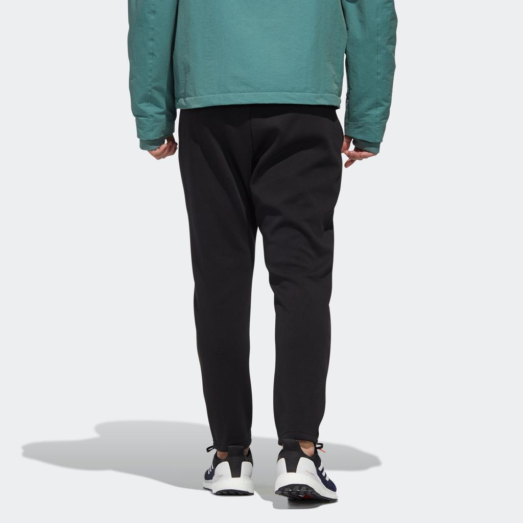 Adidas Solid Color Casual Running Sports Fleece Pants Men Bottoms Black GM4461