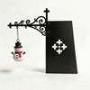 Iron Art Christmas Bookmark Light Retro LED Library Lantern  Reading Space