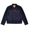 Klassische Trucker-Jeansjacke Dunkelblau Herren 72334-0134