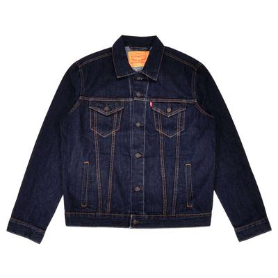 Classic Trucker Denim Jacket Dark Indigo Men 72334-0134