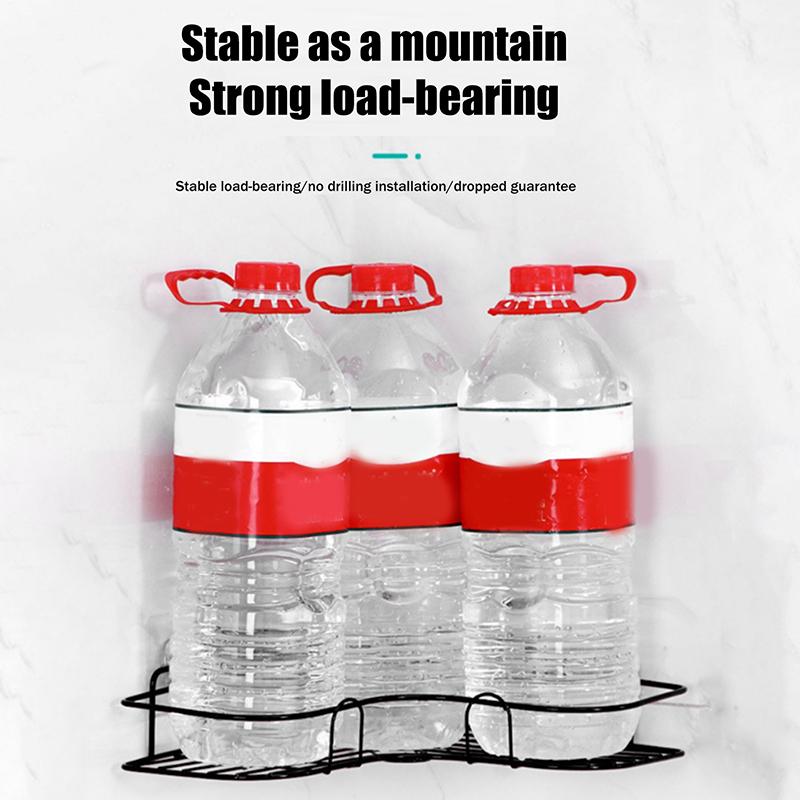 1 Stück Dreieckiges Badezimmerregal Ohne Bohren Wandmontiertes Küchen-Aufbewahrungsregal