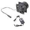 Highly Speed 80x80mm DC12V Exhaust Fan With Variable Speed Control Inline Air Duct Fan For Pet House Workshop