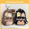 Capybara French Cute Fries Bear Cartoon Animal Printed Women Suitable Backpack
