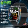 Neue Militärqualität 1400 mAh Akku Smartwatch Herren 2,01" Bildschirm 5ATM Wasserdicht GPS Track Sport Fitness Smartwatch
