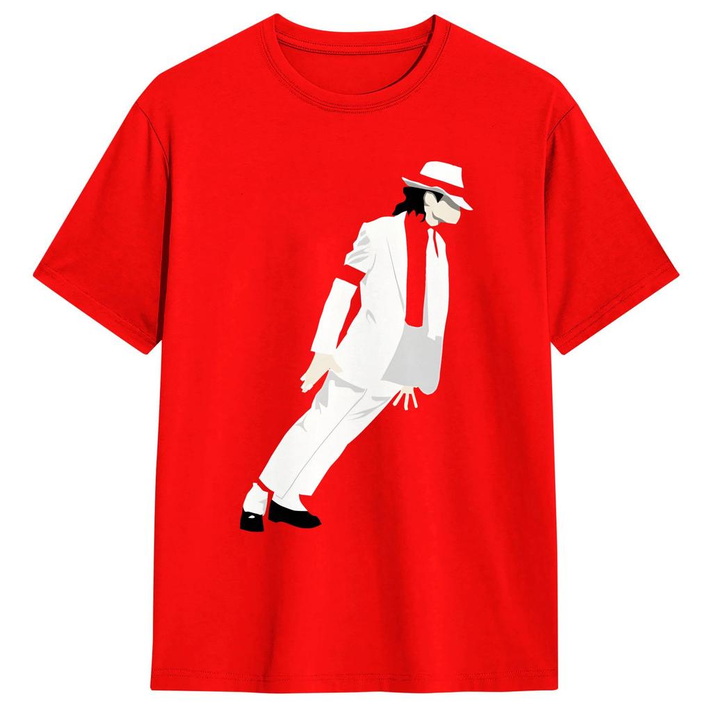 MMichael JJackson Smooth Criminal T-Shirt Unisex Y2K T-Shirts Sommer Atmungsaktiv Neuheit T-Shirt Dropshipping Übergroße Kleidung