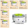 Fully Automatic Fruit Cleaner Machine Waterproof Portable Vegetable Cleaner Device Multi Functional Large Capacity