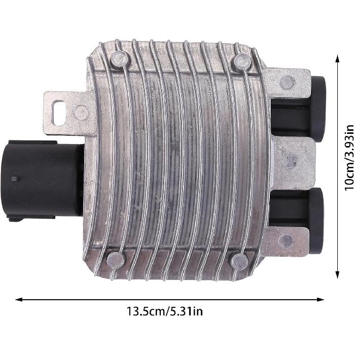 Radiator Cooling Fan Control Unit Module Compatible with LR2 Compatible with 2015-2016 Discovery Sport Compatible with 2012-2016 Range Rover Evoque