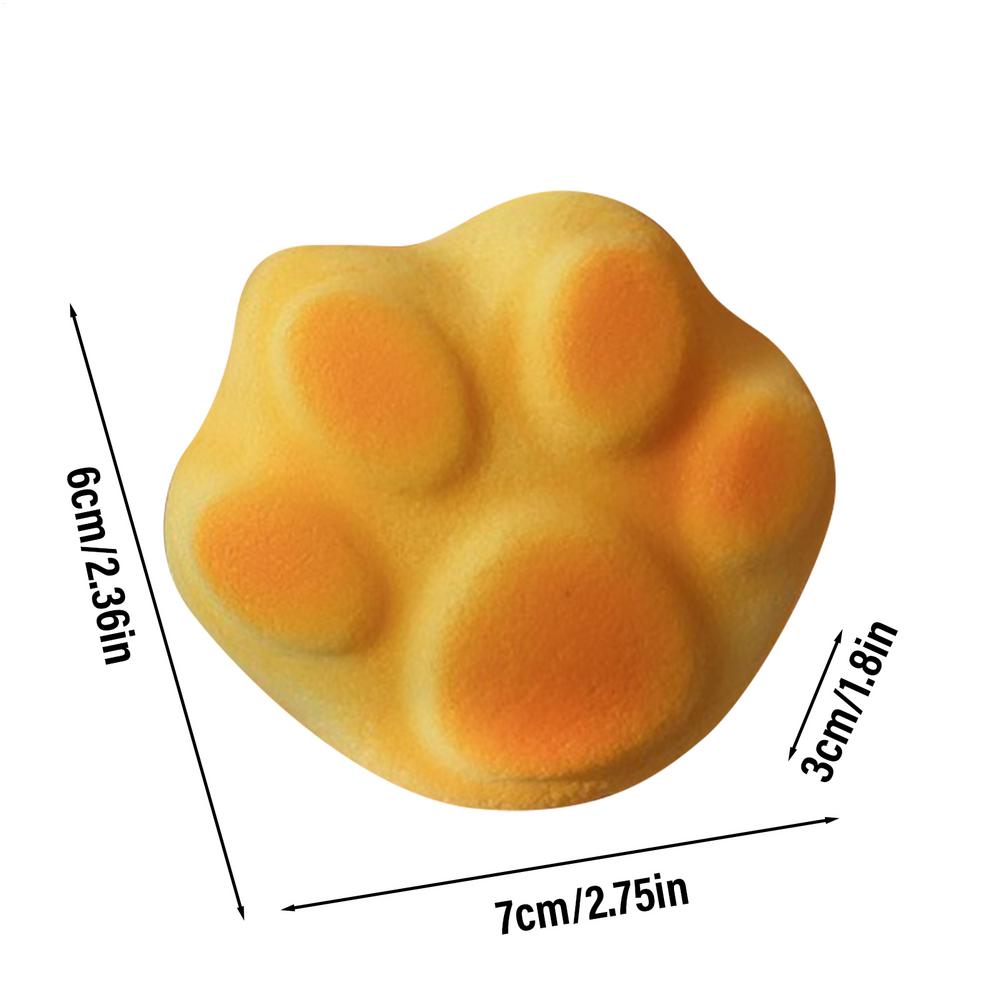 Stress Relief Squeeze Toy Slow Cat Paws Bread Squeeze Toy Super Soft Fidgets Toy Simulated Venting Stress relieving Toy