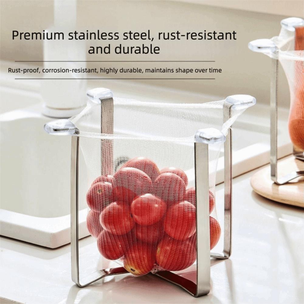 Stainless Steel Sink Strainer Net Bags Disposable Mesh Food Waste Catcher  Restaurant Use