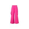 Adidas Originals Cargo Pants Solid Color Logo Loose Mid Waist Long Breathable Sports Work Pants Men Pants Pink JG3951
