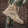 Fashion Men Boots  Boots Lace Up Outdoor Hiking Shoes Light Non-slip Mens Platform Desert Ankle Boots