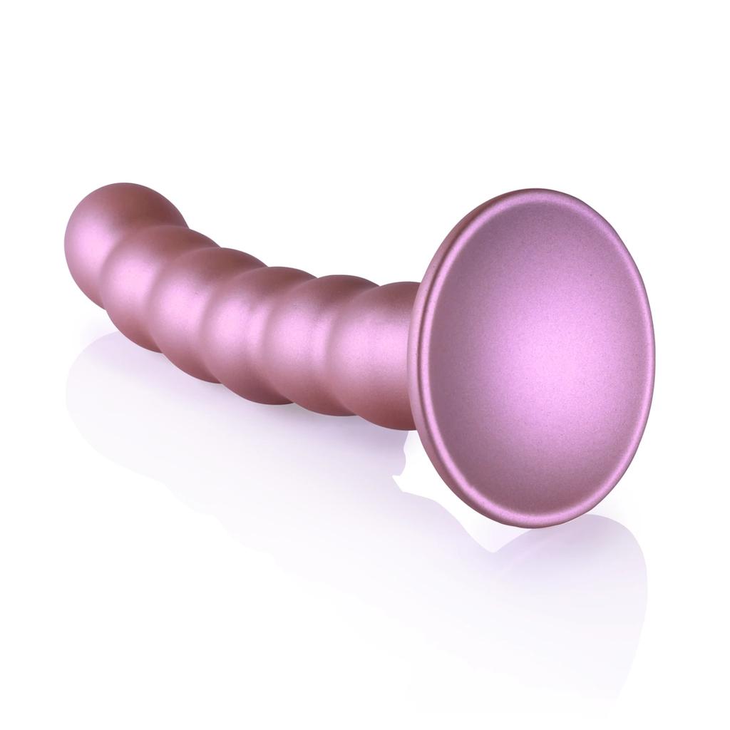 Ouch! - Silicone dildo with beads - 13 cm
