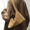 Women's Suede Cow Genuine Leather Shoulder Bags Ladies Soft Cowhide Tote Bag Female Design Luxury Commuting Handbag