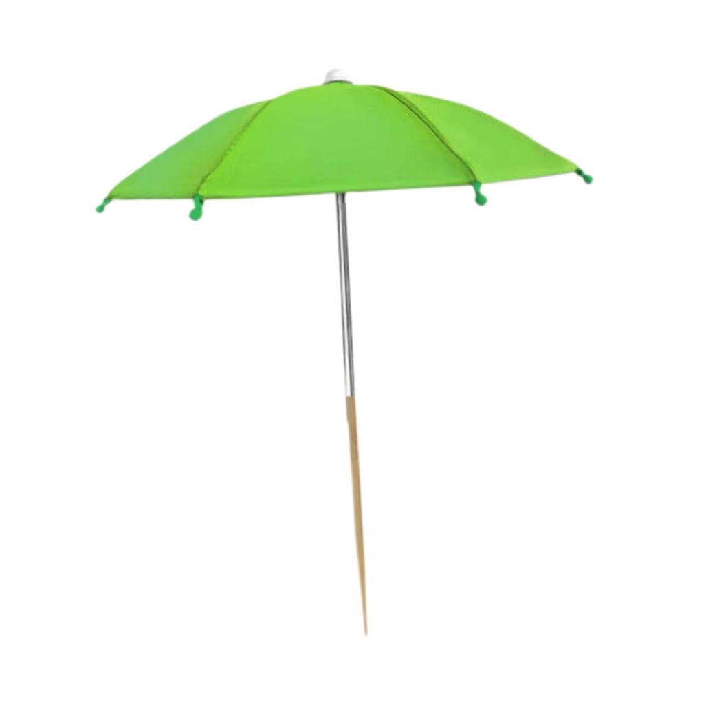 Plant Umbrella with Steel Frame Protection Weatherproof Shade Parasol for Patio Potted Flowers