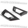 For BMW 1 2 Series F20 F21 F22 F23 2017-2019 ABS Carbon Fiber Center Console Side Air Conditioning Vent Outlet Frame Trim