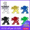 2026 Hot Car Sticker For Peugeot 308 307 207 407 408 206 406 507 508 2008 5008 3008 107 7.1x8.1cm Metal Alloy Car Rear Trunk Bad
