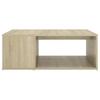  Coffee Table, Sonoma Oak, 90x67x33 Cm, Wood-based Material