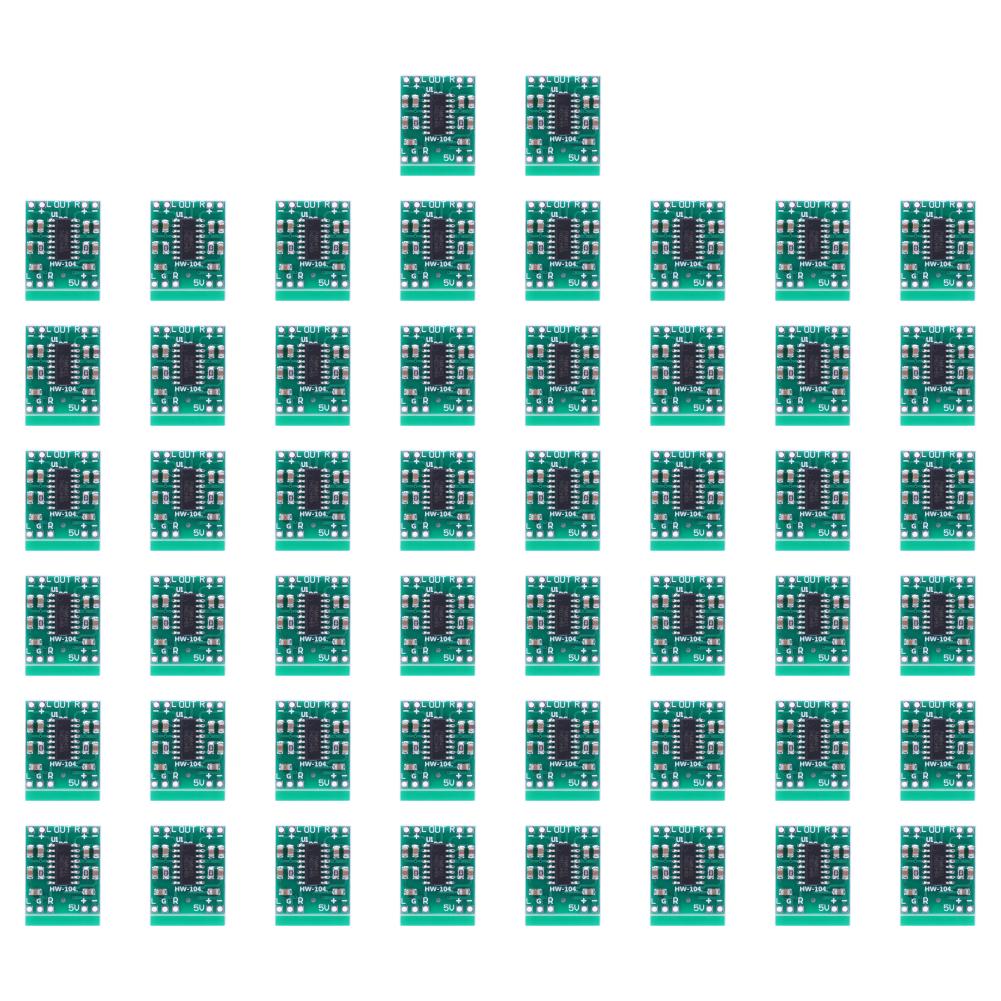 20-50Pcs HW-104 PAM8403 2 Channel Audio Amplifier Module Class D Super Mini Digital Amplifier Board 2*3W DC2.5-5.5V Power Supply