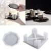 Unique Octagonal Designs Sturdy Silicone Mould Home Accessory for Personalize Coasters and Decorative Pieces Daily Use