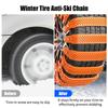 10/1Pcs Anti Skid Snow Chains Car Winter Tire Wheels Chain Winter Outdoor Snow Tire Emergency Anti-Skid Auto Accessories