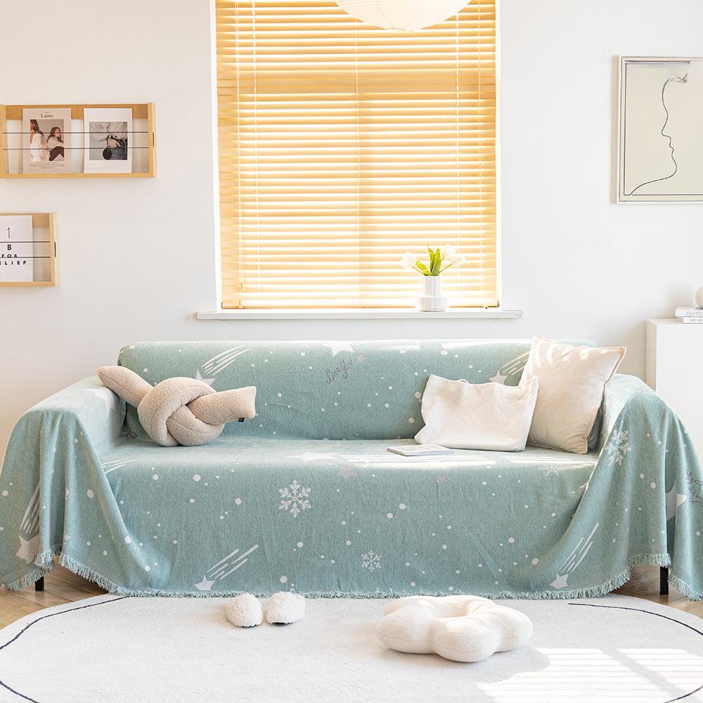 Telo Copridivano Moderno Minimalista Tessuto Copridivano Coperta per Divano Double-Face Copridivano Anti-Graffio